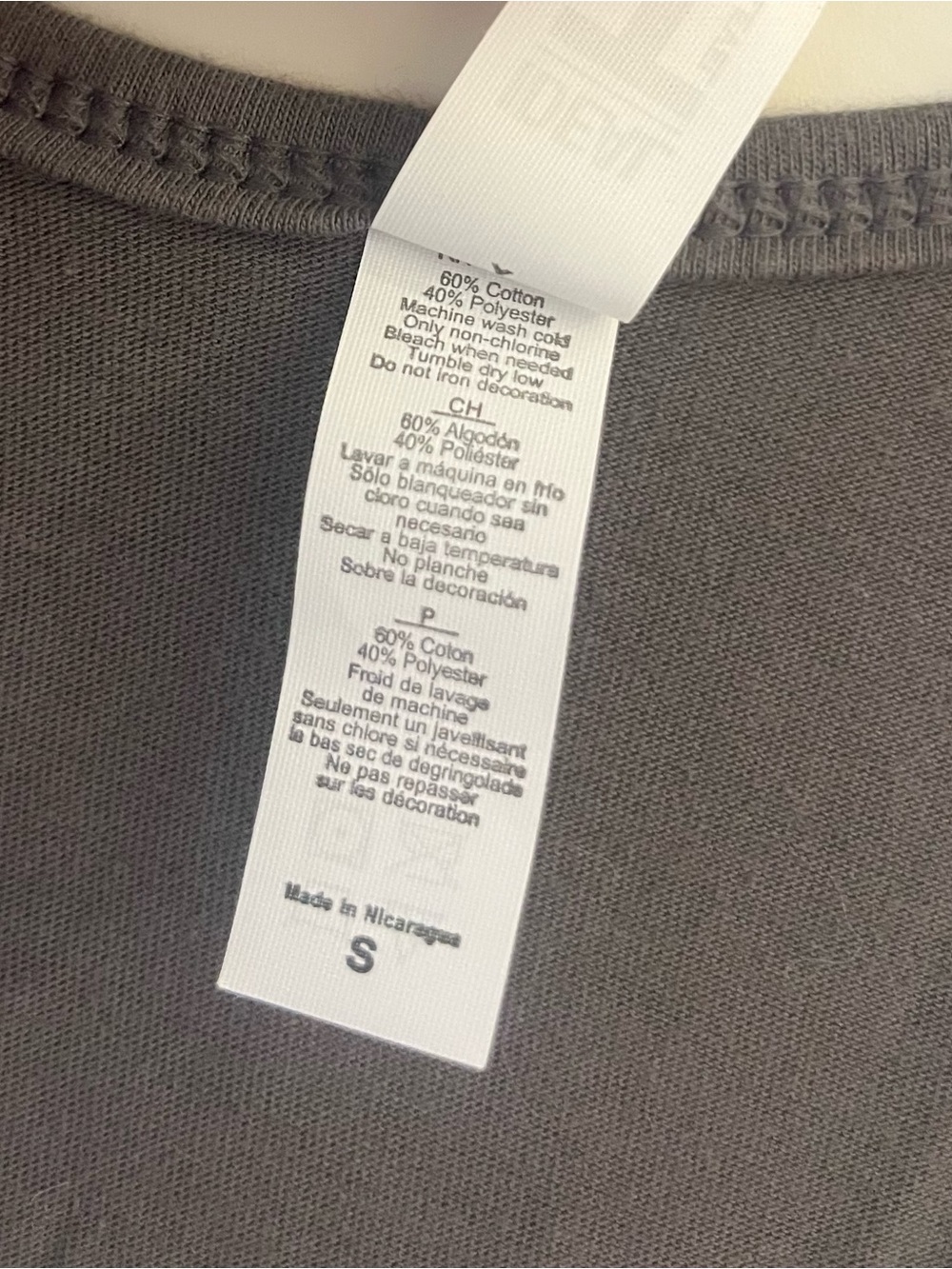 Women’s Gray Racerback Tank Top – Run Fast Eat Slow - Picture 4 of 4